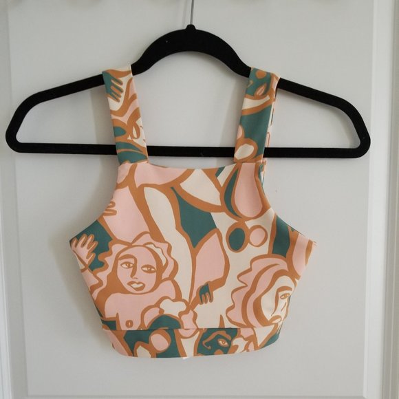 NEW Anthropologie | Ani figure print workout top - Picture 2 of 12